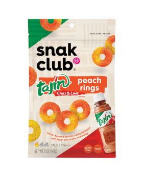 SNAK CLUB TAJIN PEA RINGS 5OZ 6C