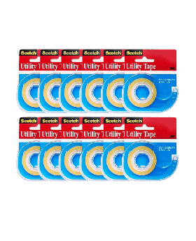 SCOTCH UTILITY 1/2 TAPE 12CT"
